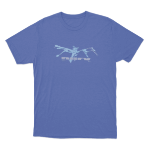 Nerv Unisex T Shirt Blue
