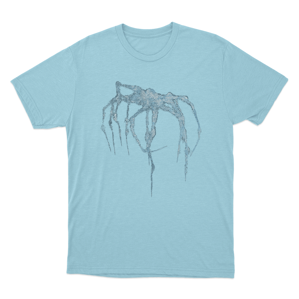 Spider Unisex T Shirt Sky Blue Spider Unisex T Shirt Sky Blue