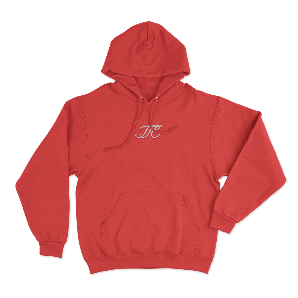 TC Thornhill Monogram Unisex Hoodie Red TC Thornhill Monogram Unisex Hoodie Red