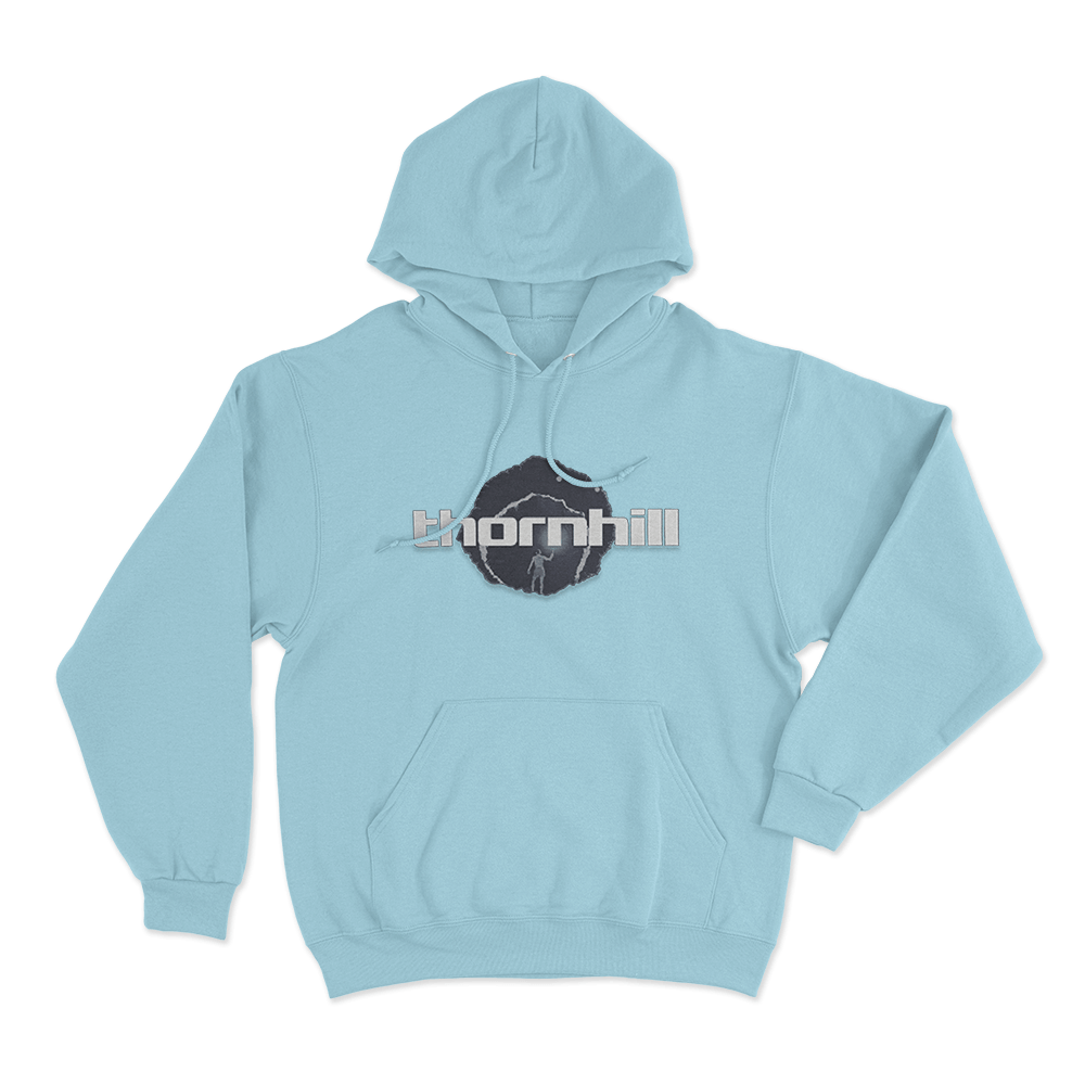 The Dark Pool Unisex Hoodie Sky Blue The Dark Pool Unisex Hoodie Sky Blue