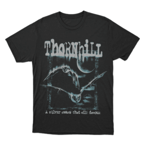 Thornhill Bat Graphic Unisex T Shirt Black